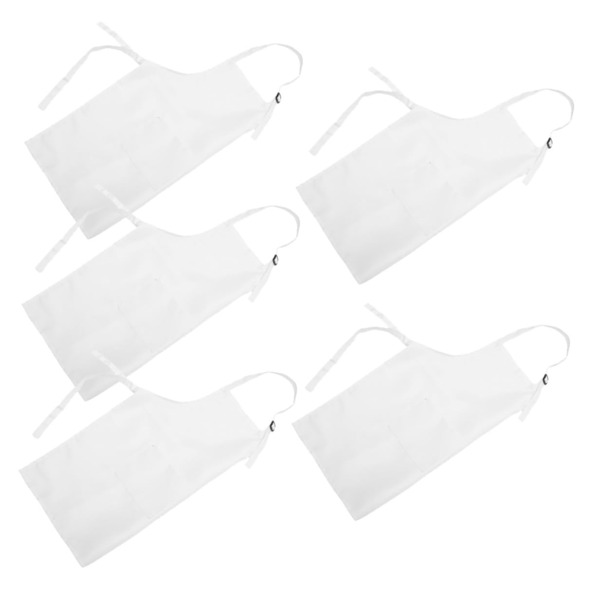 Beaupretty 5 pezzi Grembiuli per Regolabili Grembiule da Pittura per Anni per Scuola e Attività Creative