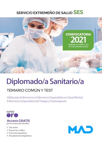 Diplomado-a sanitario-a del servicio extremeño de salud . Temario común y test