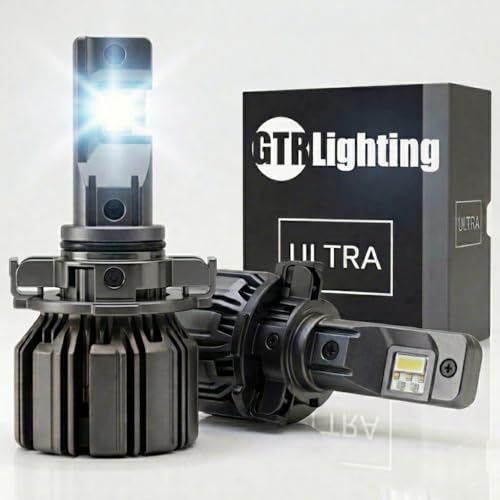 GTR Lighting 5202/2504 Ultra Series Powersport Light for Off-Road or Fog: 1000% Brighter than Halogen 5750K White 70000Hrs Lifespan IP68 Waterproof Pack of 2