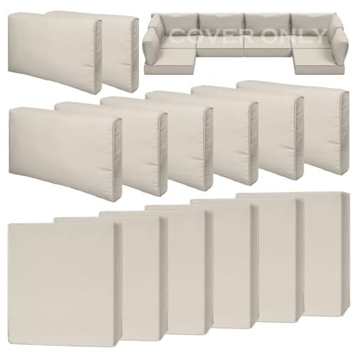 Cethytirko 14-Piece Waterproof Cushion Covers