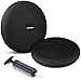 CPOKOH Balance Cushions,Wobble Cushion,Balance Disc,Wobble Seat,35cm Air Stability Core Trainer,Balance Boards,Fitness Stability Pad (Black)