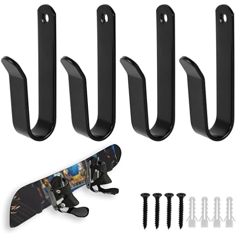 NQEUEPN Snowboard Wall Mount Clips Set Cover