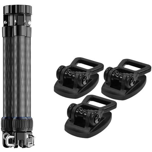 SIRUI SQ75 ラピッド システム ヘビーデューティー カーボン ファイバー ビデオ三脚キット VHS-10 プロフェッショナル フルード ヘッド付きSV-FM