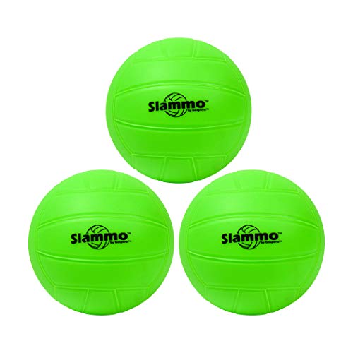 Gosports Slammo Official Replacement Balls 3-Pack - Works For All Roundnet Game Sets - Choose Between Competition Size Or Xl Size Balls,Green #TOP30