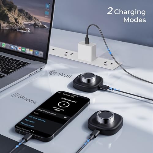Compatible with Ou-ra Ring Gen4 Charger - Size 14 - Fast and Portable Charging Dock with USB-C Cable for Ou-ra Ring 4 by TONICOM - Image 4