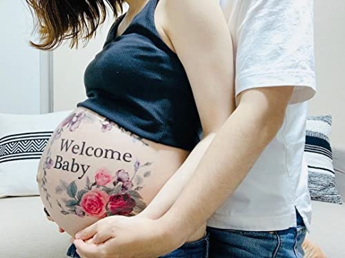 Adesivos de barriga para gravidez tuzuru adesivos de tatuagem adesivos de tinta corporal adesivo de