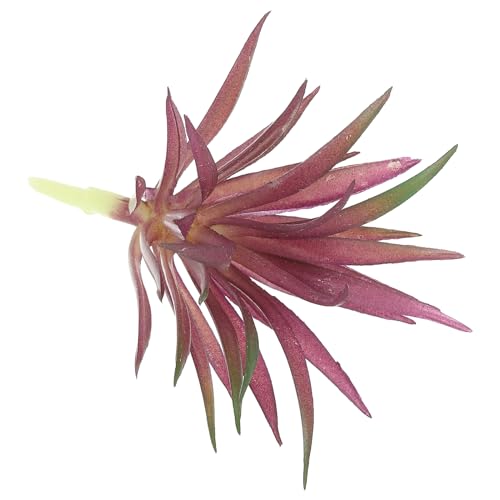 PATIKIL Artificial Succulent Plants, 4 Pack Small Fake Plants Faux Succulents Plant Unpotted for Home Garden Decoration Burgundy - Image 3