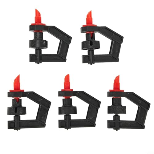 Zilimontt Lot de 25 buses d'arrosage rotatives à 360 degrés pour arrosage de jardin, buse de suspension G, pour arbres fruitiers, arbustes, fleurs, jardin