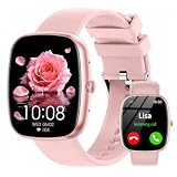kaacly Reloj Inteligente Hombre Mujer con Llamadas Bluetooth, Voz de IA, Pulsómetro/Monitor de Sueño, Modos Deportes, IP68 Impermeable Smartwatch Actividad para iPhone Android