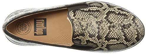 Fitflop Women's Superskate Sneaker, Taupe Snake, 7.5 M Us #TOP16