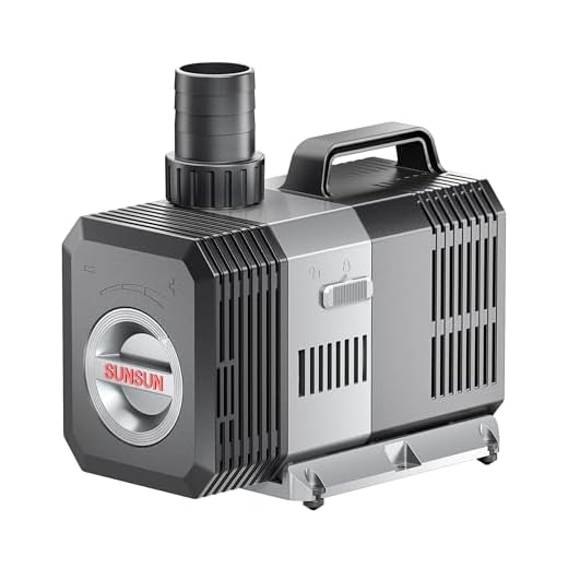 SunSun CTP-6000 SuperECO Teichpumpe 6000 l/h / 40 W, energiesparende Filterpumpe, Bachlaufpumpe für Koiteiche, Umwälzpumpe, Gartenteichpumpe