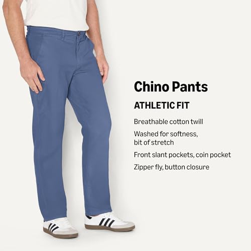 Image of Amazon Essentials Men's Athletic-Fit Chino Pants