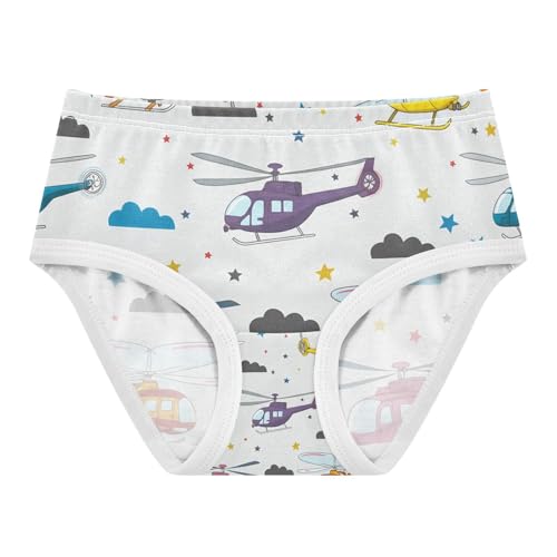 Colorful Helicopters Toddler Girls's Underwear 2T 202c1212