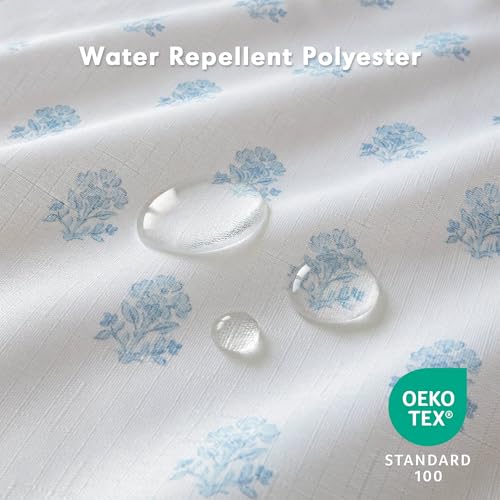 Intelligent Design Savanna Shower Curtain for Bathroom, 72 x 72, Blue by Intelligent Design - Used condition - Image 3