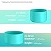 Vmini Protective Silicone Boot, Compatible with Hydro Flask and More Water Bottles, Anti-Slip Bottom Sleeve Cover (32-40 oz, Mint Green)