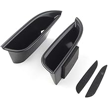 LIRU Front Row Door Organizer Storage Tray Armrest Box Phone Container Grab Handle Tray Insert Glove Pallet for Cadillac ATS 2015 2016 2017 2018