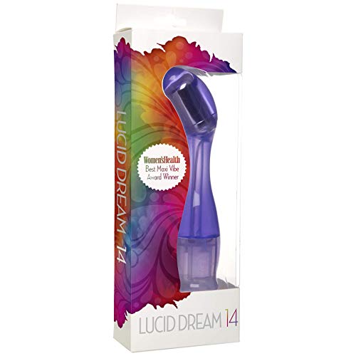 Doc Johnson Lucid Dream 14 Multi-Speed, Waterproof G-Spot Vibrator, Twist-Bottom Control, Purple #TOP1