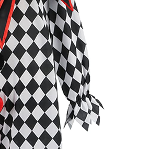 Lmyove Clown Costume For Kids With Wig, Halloween Scary Dress Up For Boys And Girls Small #TOP4