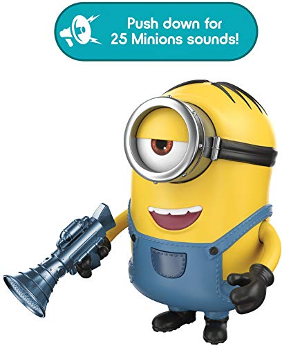 Mattel GWR66 Minions: The Rise Of Gru Sing ‘N Babble Stuart Interactive Action Figure thumb #2