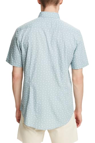 ESPRIT Men's 044ee2f321 Shirt, 440/Light Blue, L