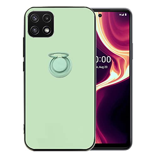 Ranyi For Boost Celero 5G+ Case, Boost Celero 5G Plus Ring Holder Case, Slim Flexible Solid Tpu Case With 360 Rotating Ring Holder Kickstand Rubber Case Cover For Boost Celero 5G+ Plus 2023 -Mint #TOP4