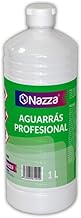 Nazza Professional Use Odorless Turpentine for Synthetic Paints or Organic Thinner without Recovered Solvents - 1 Litre Plastic Bottle