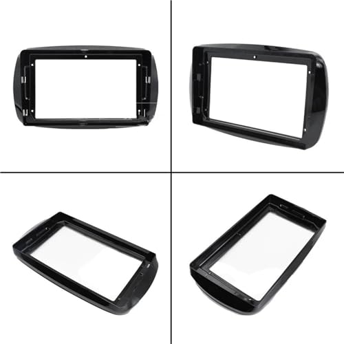 Rama radia samochodowego Samochodowe ramki montażo Pasuje do Mercedes-Benz Smart Fortwo C453 A453 W453 2014-2020 9-calowe 1DIN samochodowe radia ramki przewód zasilający Canbus