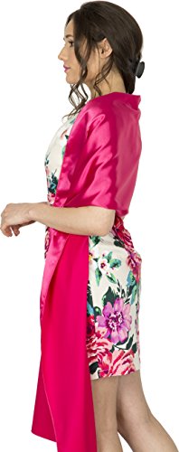 BlackButterfly Satin Shawl Bridesmaid Wedding Wrap Scarf3