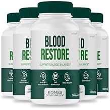 kivus BloodRestore - Blood Restore Dietary Supplement Capsule 5 Pack, 300 Capsules