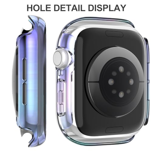 Diruite 2-Pack Etui Ochronny do Apple Watch Series 12 46mm Screen Protector