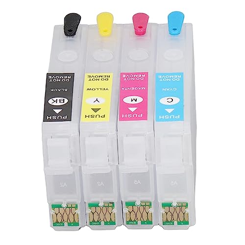 CHICIRIS 4 Colori Cartucce di Inchiostro Ricaricati Compatibile Stampa Liscia