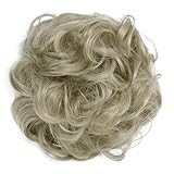 PRETTYSHOP Hairpiece Scrunchy Updo Bridal Hairstyle Voluminous Wavy Messy Bun Blonde G11A