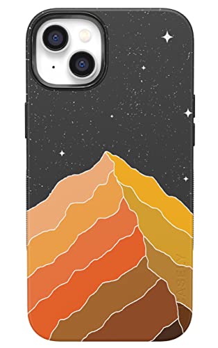 Casely iPhone 15 Plus Case | Night Skies | Mountain Starlight | Bold Protective Design | Compatible with MagSafe