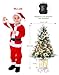 GarveeHome 2PCS Christmas Tree- 3 ft Pre-Lit Artificial Christmas Trees with Potted Base, Snow Flocked Small Christmas Tree with 78 Warm Lights 8 Modes, Xmas Tree with Battery Operated Timer Function