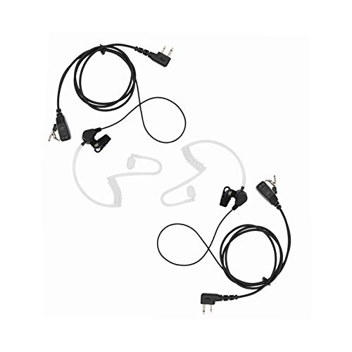 KS K-STORM Acoustic Tube Earpiece for Icom Radios (2 Pack)