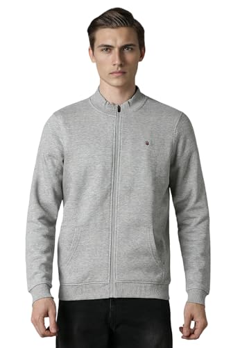 Image of Louis Philippe PolyMen's Cotton Round Neck Sweatshirt