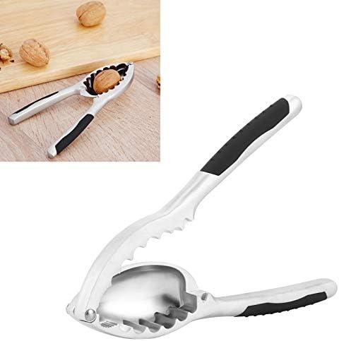 Fdit Walnut Clip, Nut Cracker Multifunctional Chestnut Clip Manual Walnut Almonds Hazelnuts Pliers Metal Nut Opener Plier