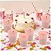 jojofuny 6pcs Reusable Plastic Drinking Cups Party Water Cups of Unbreakable Beverage for Festival Supplies