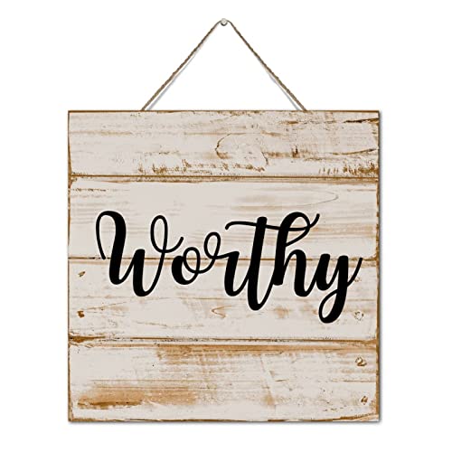 Plaque décorative en bois 30x30 cm pour étagère de chambre - 3