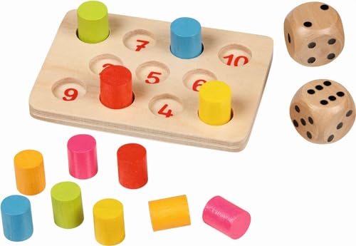 goki 56774 - Mini Würfelspiel Shut the Box