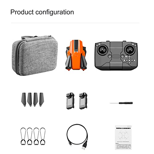 Cigooxm YLR/C S65 Mini RC Drone RC Quadcopter com Função Headless Mode One Button Aterrissagem Bolsa