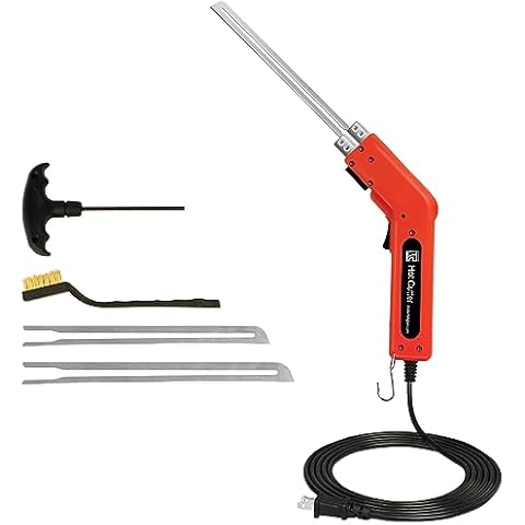 RONGTER Air Cooled, Electric hot knife - Foam cutting tool with Blades & Accessories Use Foam Cutter for Engraving and DIY Handmade Cover