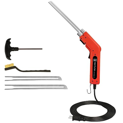 RONGTER Foam Cutter Electric Hot Knife(200W) - Foam Cutter Electric Styrofoam Cutting Tool with Blades & Accessories for Engraving and DIY Handmade
