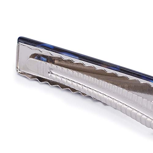 Acrylic Resin Hair Barrettes Alligator Hair Clips - 8Pcs Duckbill Hair Clips Marble Pattern Hairpins Geometric Clips For Women Girls Hair Accessories Birthday Christmas Valentines Day Gifts #TOP3