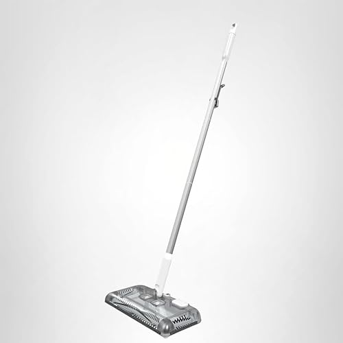 BLACK+DECKER Carpet Sweeper 50 Minute Lithium Floor Sweeper, Multi-Surface Use, Easy One Hand Cleaning, Self Standing, Charger Included (HFS115J10)