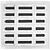 BUILDMART - 12x12 Modern AC Vent Cover - Decorative White Aluminum Air Vent - Standard Linear Slot Diffuser - Heating and Cooling Register Grille for Ceiling, Walls & Floors - Texas Buildmart