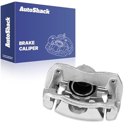 AutoShack Front Brake Caliper with Bracket, Driver Side, 1pc