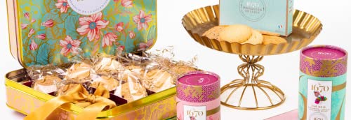 La Sablésienne, Floral Fairy Tin Of 4 Pure French Shortbread Cookie Assortments, 14 Oz, Imported #TOP2