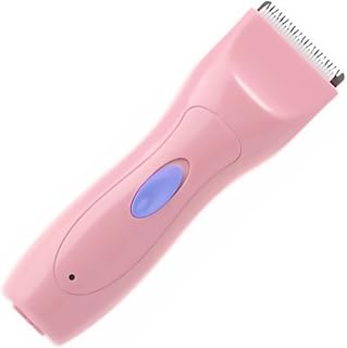 BESTYASH Cortadora de Eléctrica Bebés Recargable y Silenciosa Kit de Corte Práctico y Desmontable Herramientas de Peluquería Color Rosa