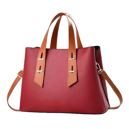 Sac à main femme polyvalent marron résistant pour organiser ses affaires de jour